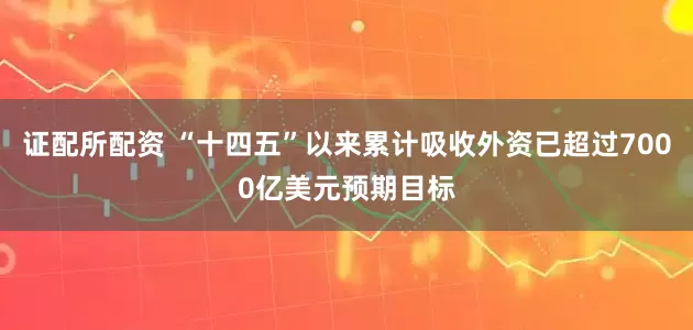 证配所配资 “十四五”以来累计吸收外资已超过7000亿美元预期目标